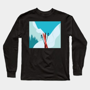 Winter landscape Long Sleeve T-Shirt